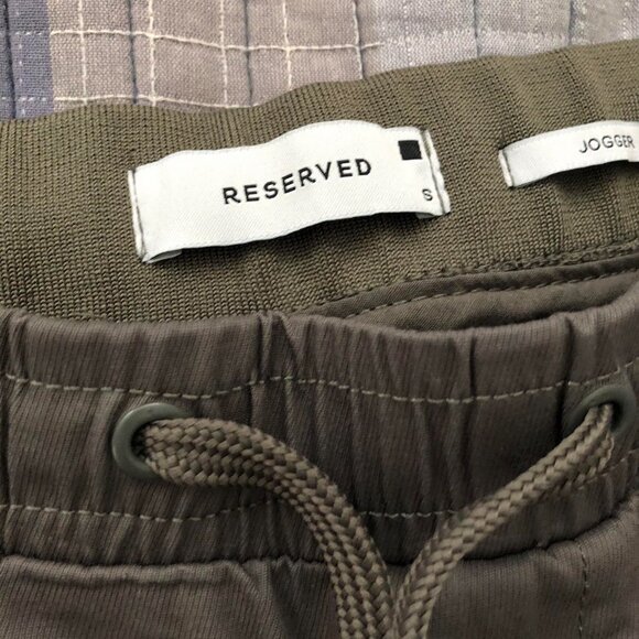 Khaki grey jogger pants - Picture 3 of 6